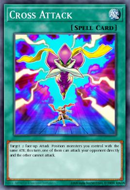 Cross Attack Yu-Gi-Oh card