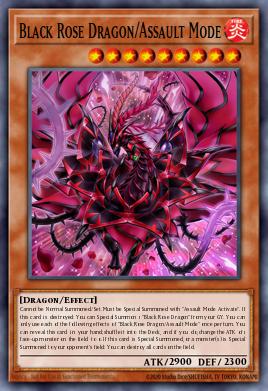 Black Rose Dragon/Assault Mode Yu-Gi-Oh card