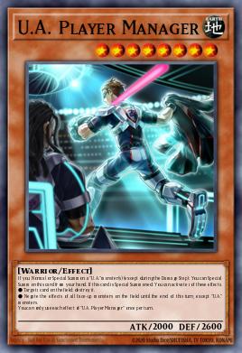 U.A. Player Manager Yu-Gi-Oh card