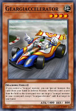 Geargiaccelerator Yu-Gi-Oh card