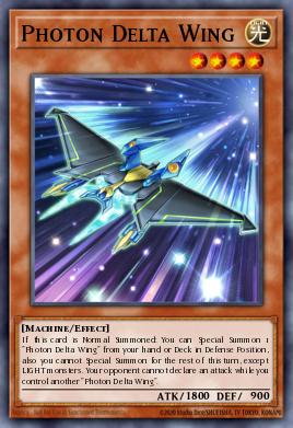 Photon Delta Wing Yu-Gi-Oh card