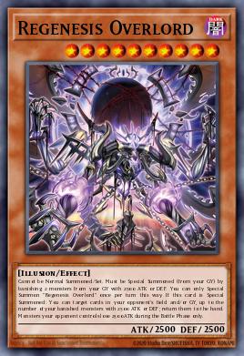 Regenesis Overlord Yu-Gi-Oh card