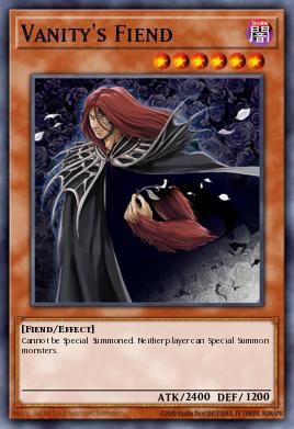 Vanity's Fiend Yu-Gi-Oh card