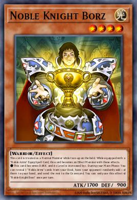 Noble Knight Borz Yu-Gi-Oh card