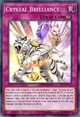 Crystal Brilliance Yu-Gi-Oh card