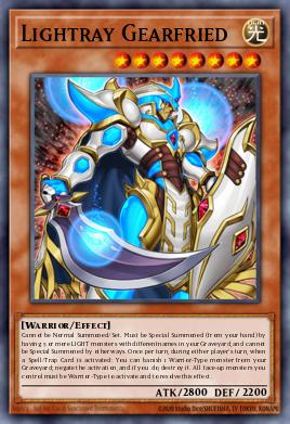 Lightray Gearfried Yu-Gi-Oh card