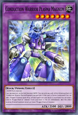 Conduction Warrior Plasma Magnum Yu-Gi-Oh card