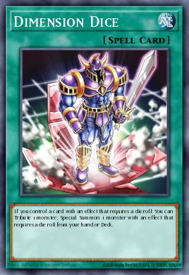 Dimension Dice Yu-Gi-Oh card