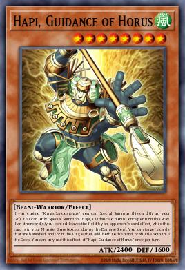 Hapi, Guidance of Horus Yu-Gi-Oh card