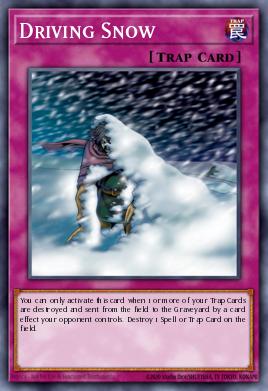 Driving Snow Yu-Gi-Oh card
