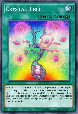Crystal Tree Yu-Gi-Oh card