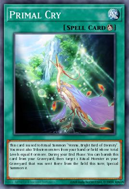 Primal Cry Yu-Gi-Oh card