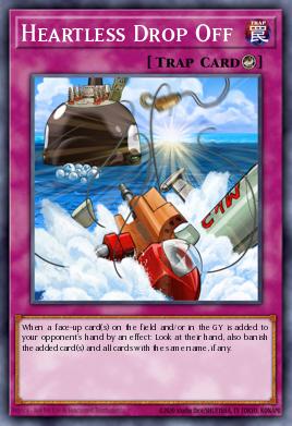 Heartless Drop Off Yu-Gi-Oh card
