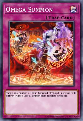 Omega Summon Yu-Gi-Oh card