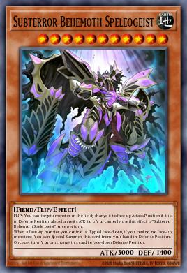 Subterror Behemoth Speleogeist Yu-Gi-Oh card