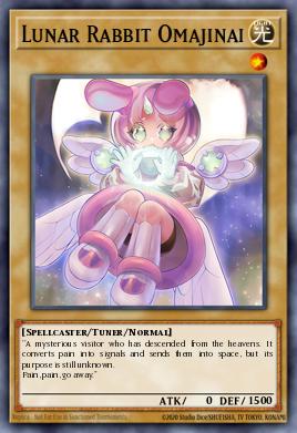 Lunar Rabbit Omajinai Yu-Gi-Oh card