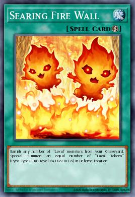 Searing Fire Wall Yu-Gi-Oh card