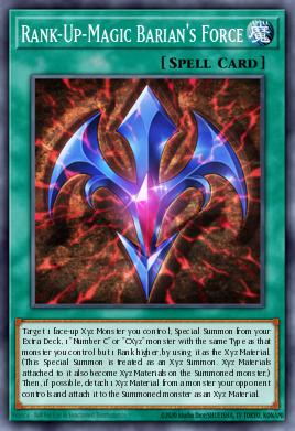 Rank-Up-Magic Barian's Force Yu-Gi-Oh card