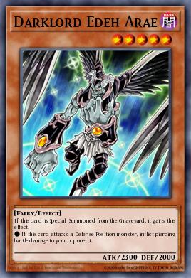 Darklord Edeh Arae Yu-Gi-Oh card