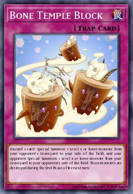 Bone Temple Block Yu-Gi-Oh card