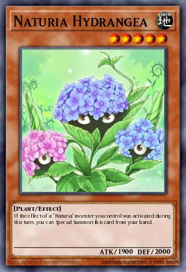 Naturia Hydrangea Yu-Gi-Oh card