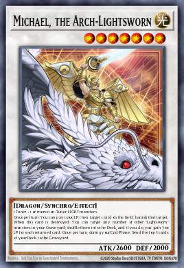 Michael, the Arch-Lightsworn Yu-Gi-Oh card