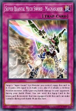 Super Quantal Mech Sword - Magnaslayer Yu-Gi-Oh card