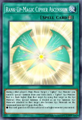 Rank-Up-Magic Cipher Ascension Yu-Gi-Oh card