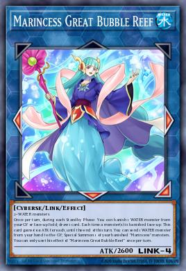 Marincess Great Bubble Reef Yu-Gi-Oh card