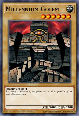 Millennium Golem Yu-Gi-Oh card