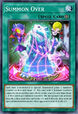Summon Over Yu-Gi-Oh card