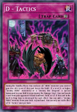 D - Tactics Yu-Gi-Oh card