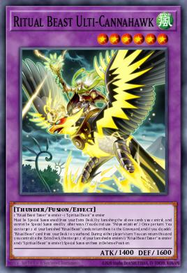 Ritual Beast Ulti-Cannahawk Yu-Gi-Oh card