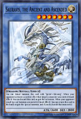 Sauravis, the Ancient and Ascended Yu-Gi-Oh card