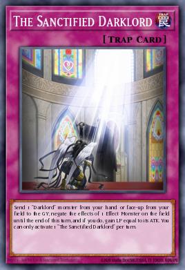 The Sanctified Darklord Yu-Gi-Oh card
