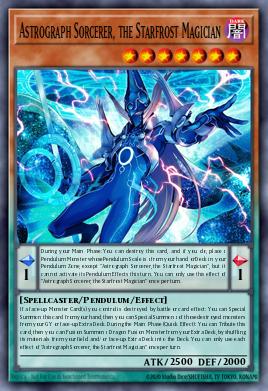 Astrograph Sorcerer, the Starfrost Magician Yu-Gi-Oh card