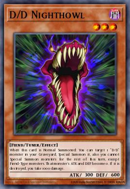 D/D Nighthowl Yu-Gi-Oh card