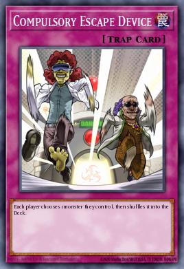 Compulsory Escape Device Yu-Gi-Oh card