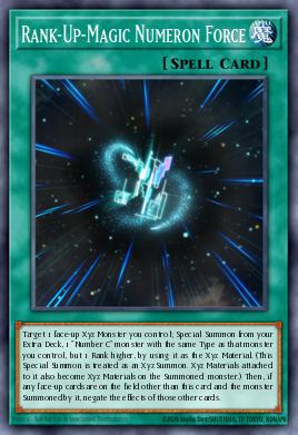 Rank-Up-Magic Numeron Force Yu-Gi-Oh card