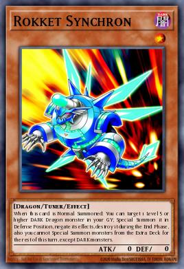 Rokket Synchron Yu-Gi-Oh card