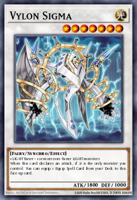 Vylon Sigma Yu-Gi-Oh card