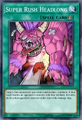 Super Rush Headlong Yu-Gi-Oh card