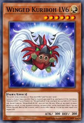 Winged Kuriboh LV6 Yu-Gi-Oh card
