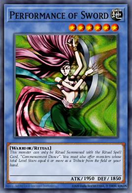 Performance of Sword Yu-Gi-Oh card