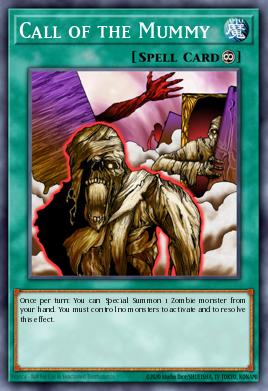 Call of the Mummy Yu-Gi-Oh card