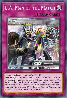 U.A. Man of the Match Yu-Gi-Oh card