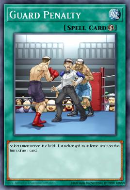 Guard Penalty Yu-Gi-Oh card