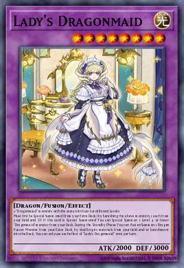 Lady's Dragonmaid Yu-Gi-Oh card