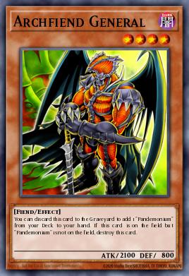 Archfiend General Yu-Gi-Oh card
