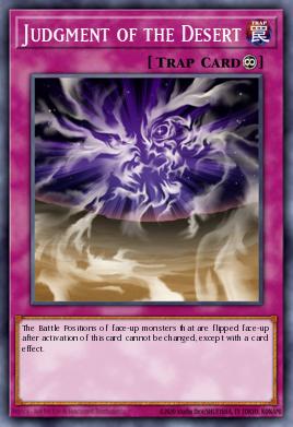 Judgment of the Desert Yu-Gi-Oh card